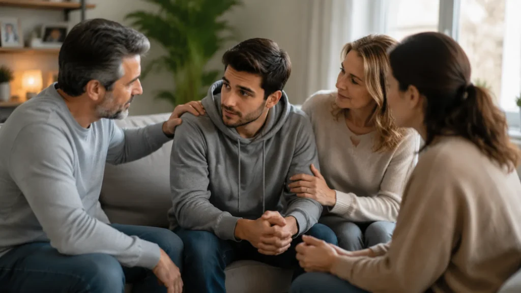 صحبت با فرد مبتلا به اعتیاد در گفتگوی حمایتی خانواده